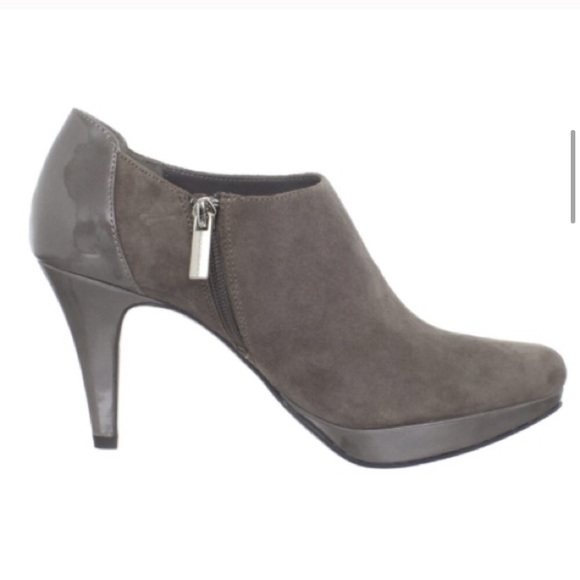 Bandolino Cardinal Ankle Boot Heel Grey Size 6.5 - Picture 6 of 10